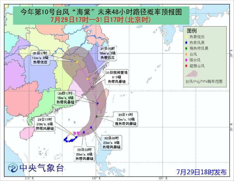 海棠臺(tái)風(fēng)最新路徑預(yù)測(cè)及其影響分析